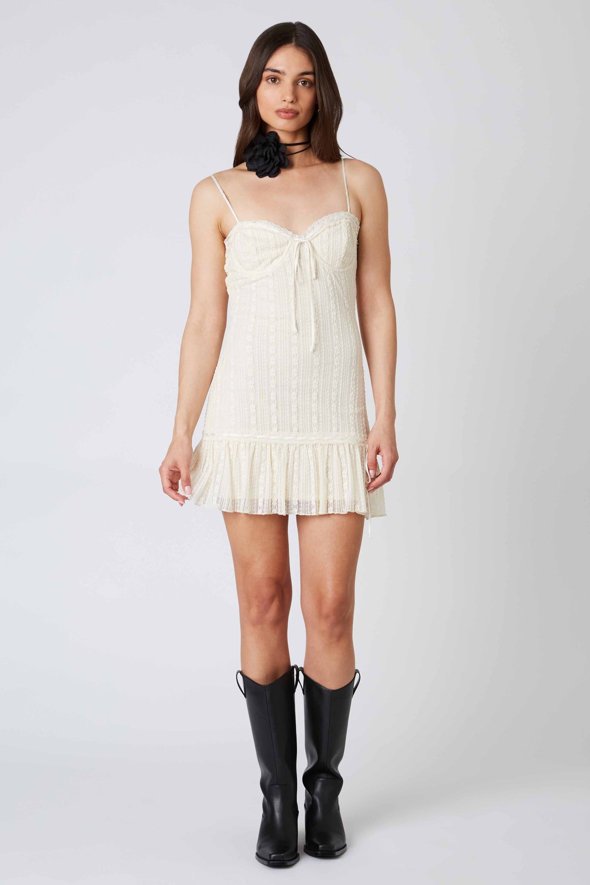 Lace Mini Dress  Cotton Candy LA
