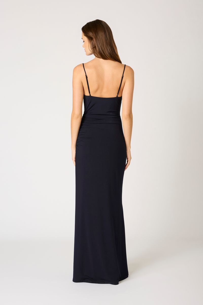 Cowl Neck Knit Gown