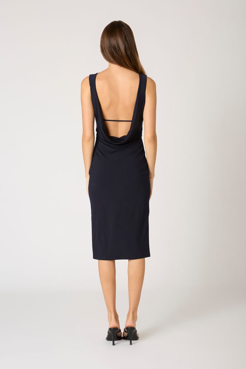 Body-Con Open Back Midi Dress Body-Con Open Back Midi Dress