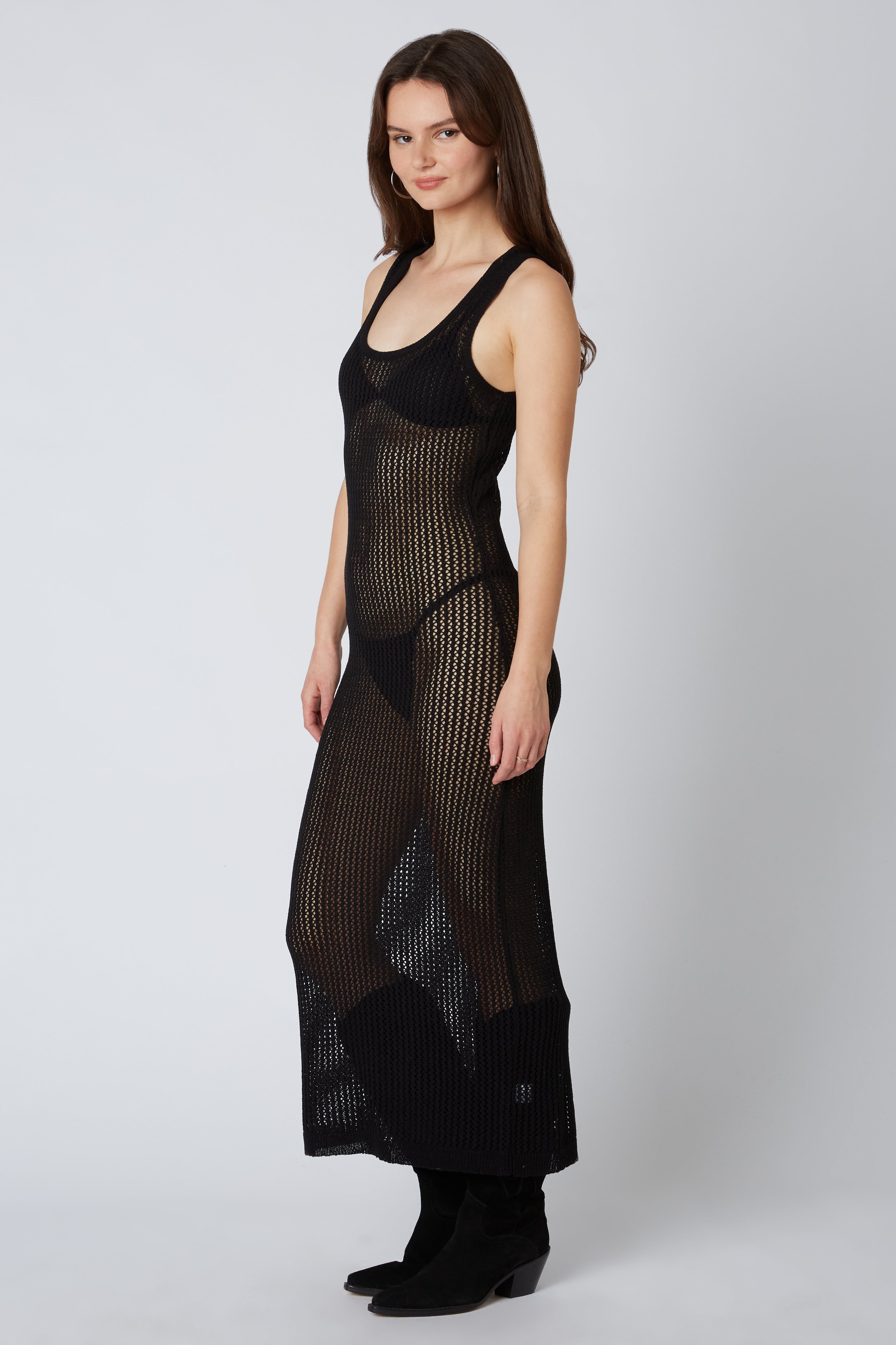Women's Dress in Black Side