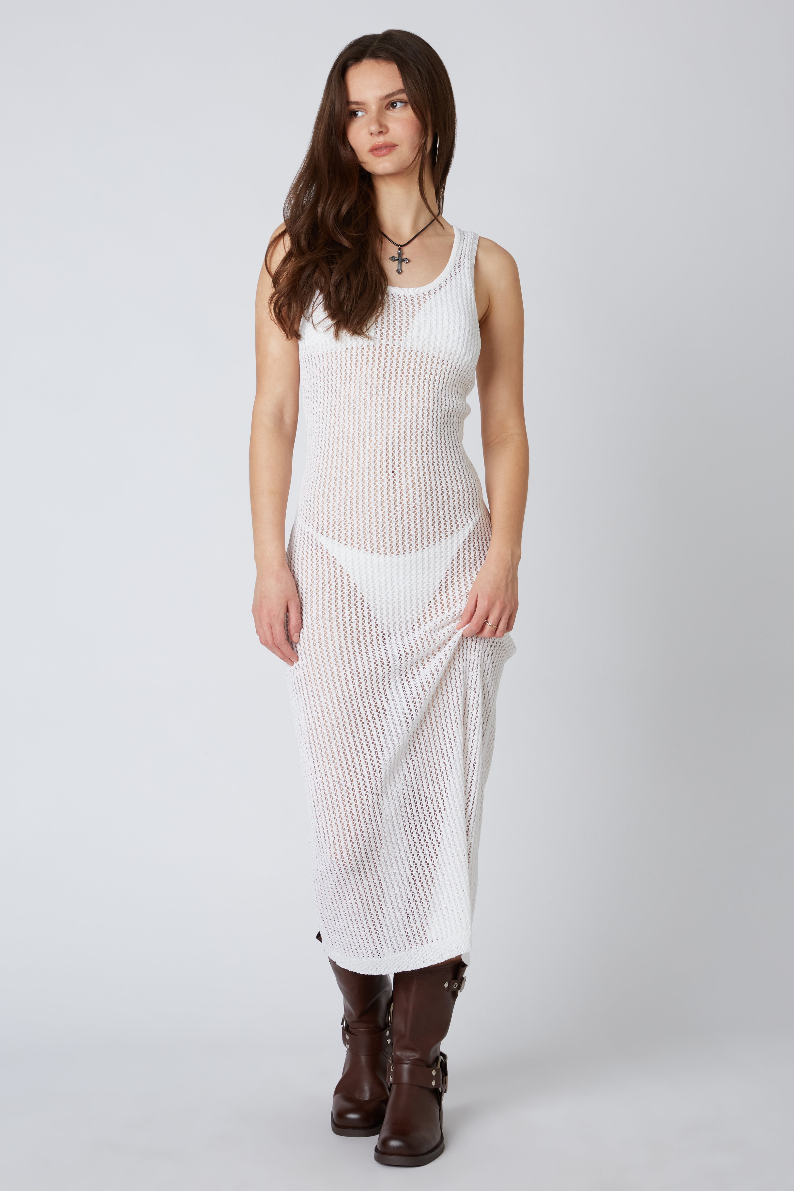 Women's Dress in White Front