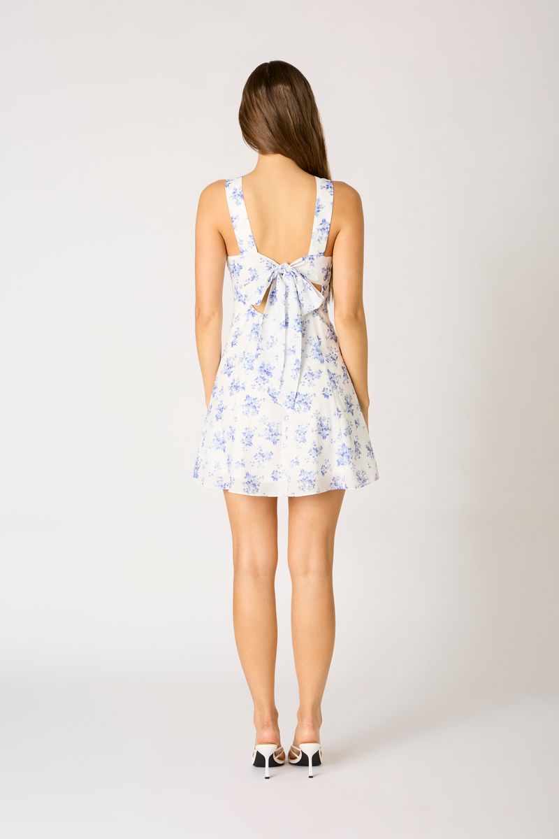 cotton candy la floral dress Floral Lace Mini Dress