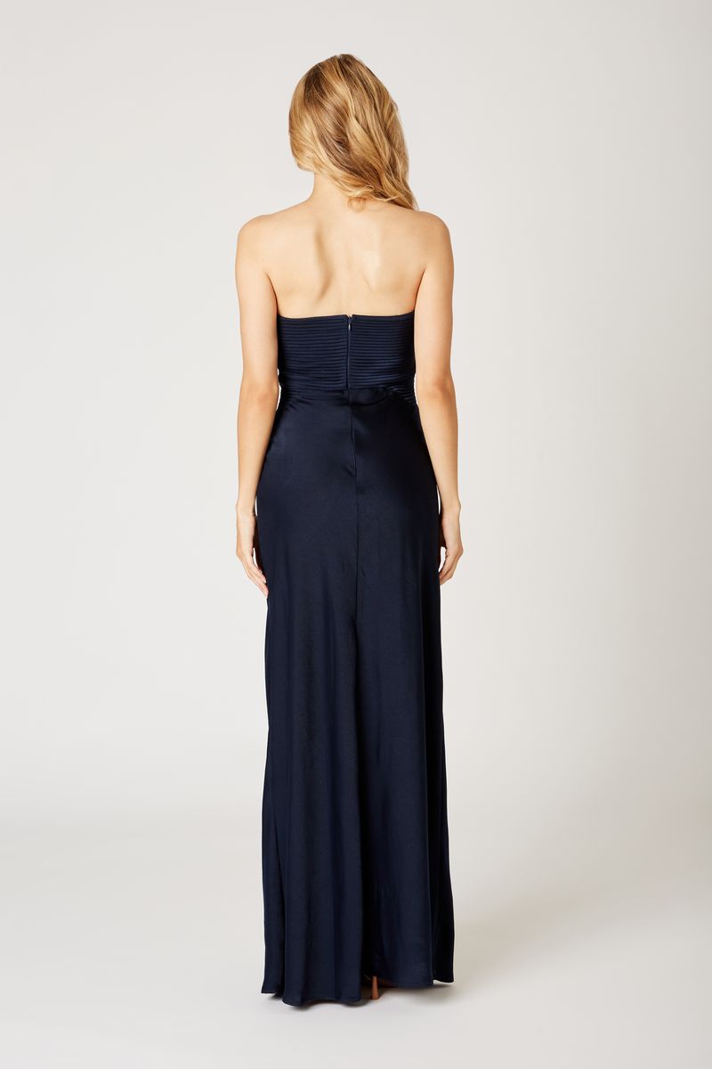 Pleated Strapless Gown Cotton Candy LA Pleated Strapless Gown Cotton Candy LA