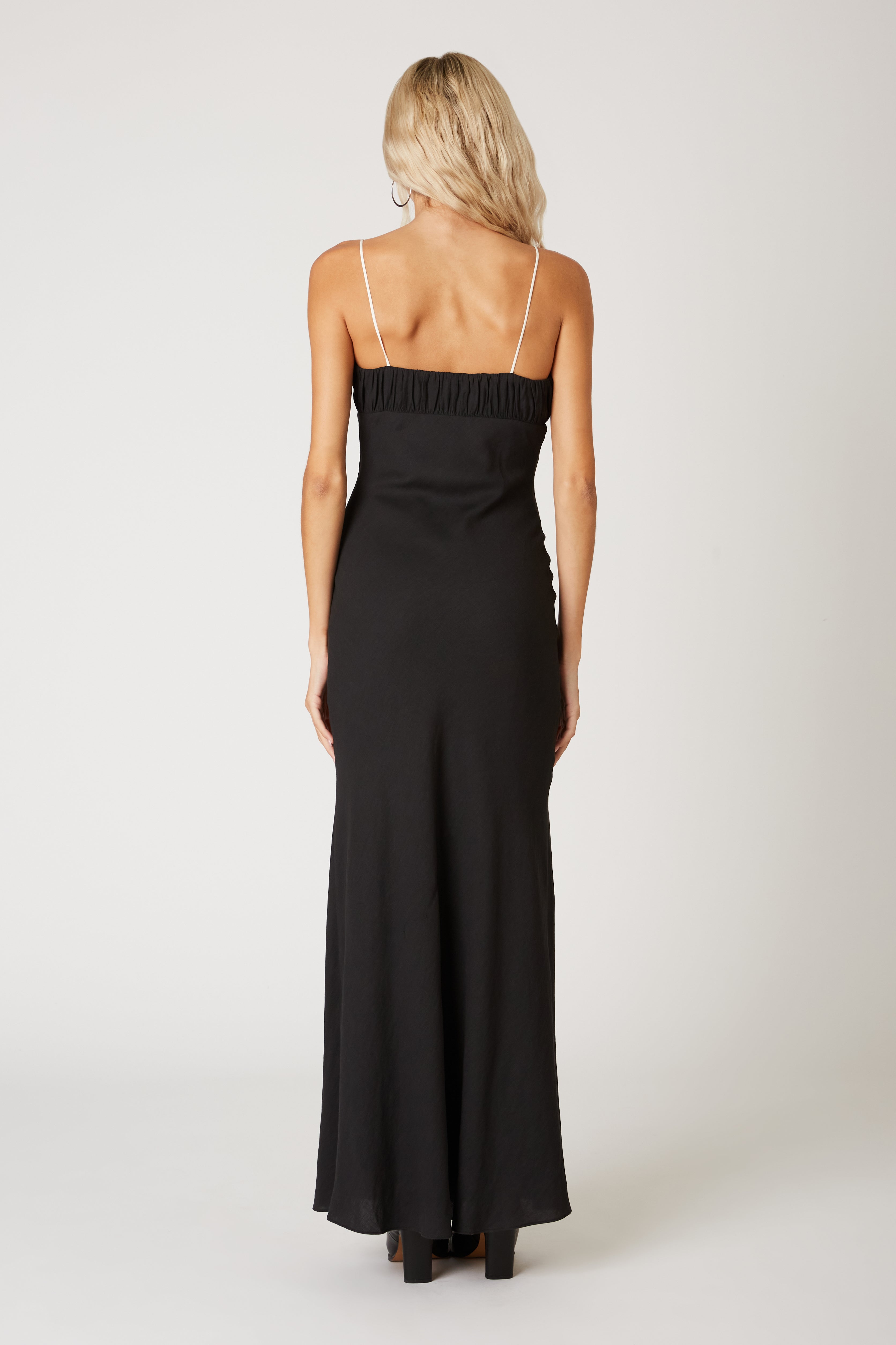 bias maxi dress SATIN BIAS MAXI TEE DRESS | OLIVE THIRD FORM