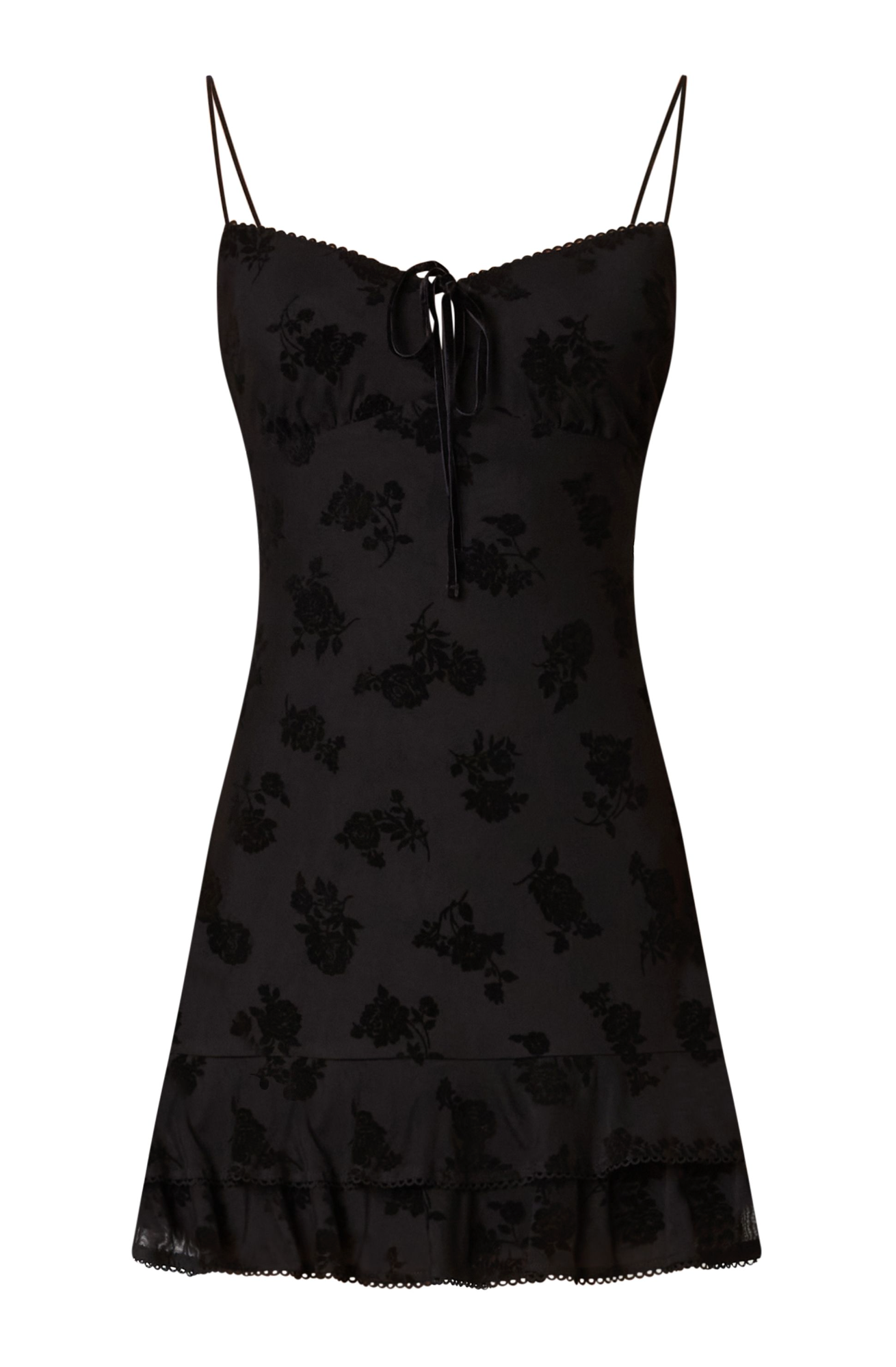 cotton candy la velvet dress Flocked Velvet Mesh Mini Dress