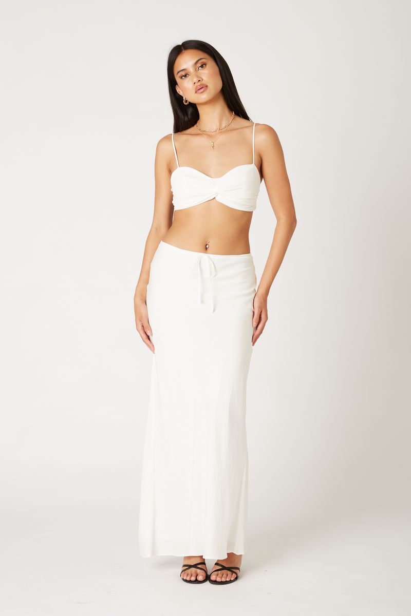 Two Piece Set in white front view