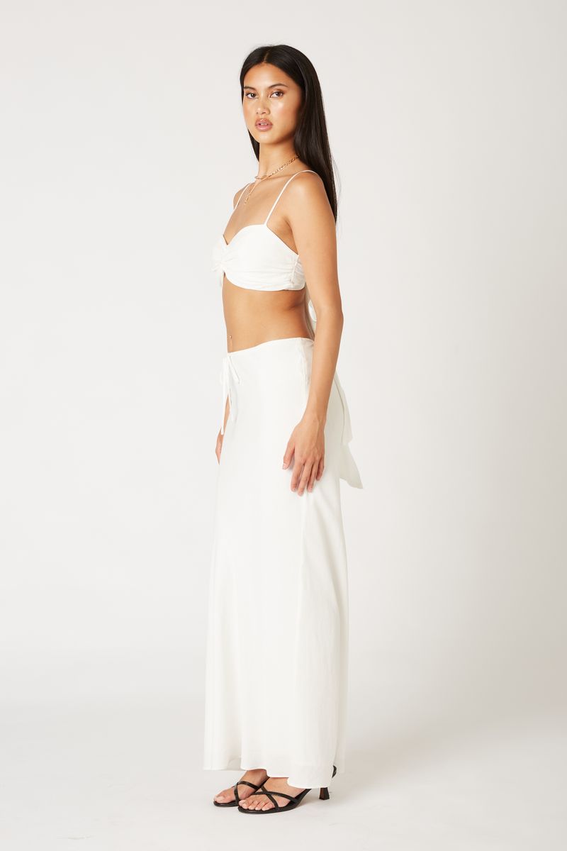 Two Piece Set in white side view