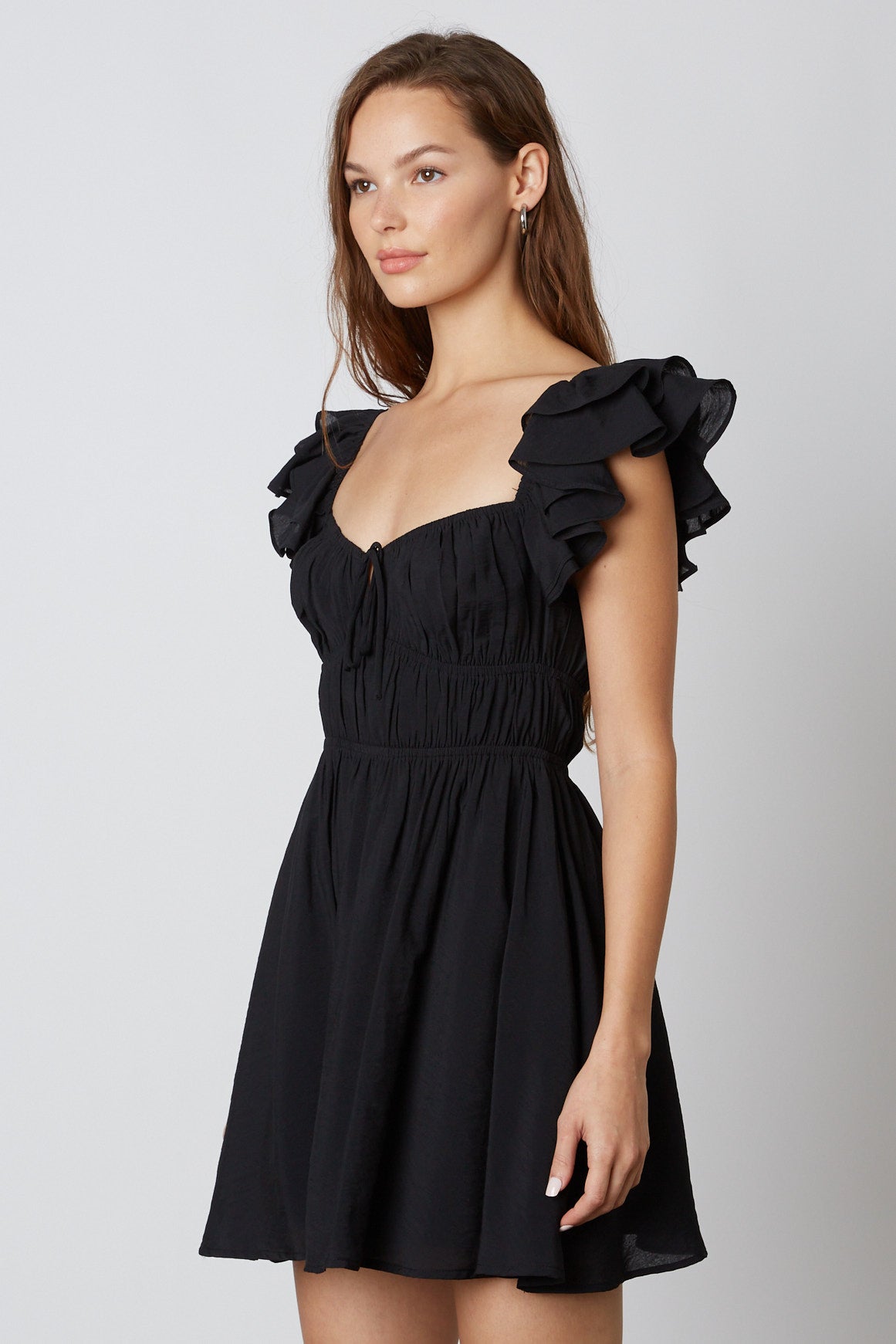 craving cotton ruffle babydoll dress Lake Como Shift Dress In Pink