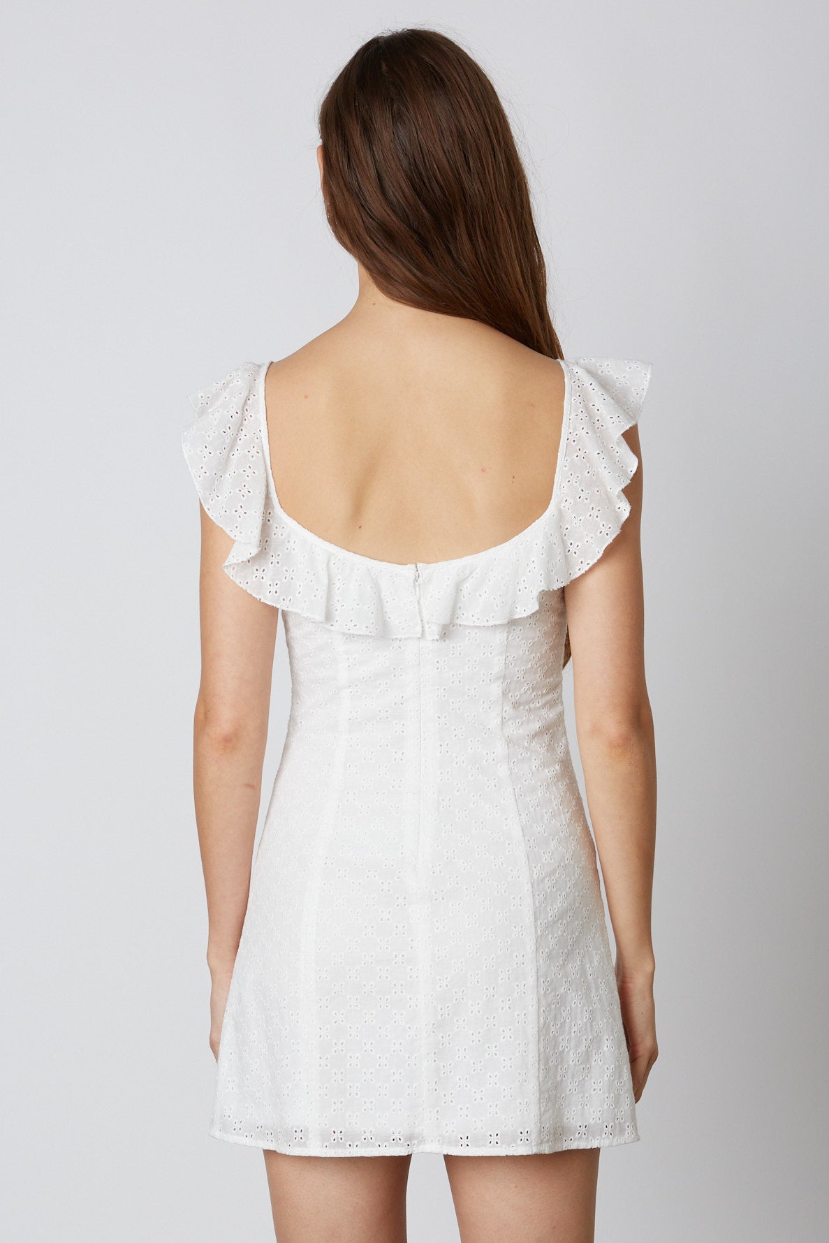 white eyelet mini dress Eyelet Mini Dress – Cotton Candy LA